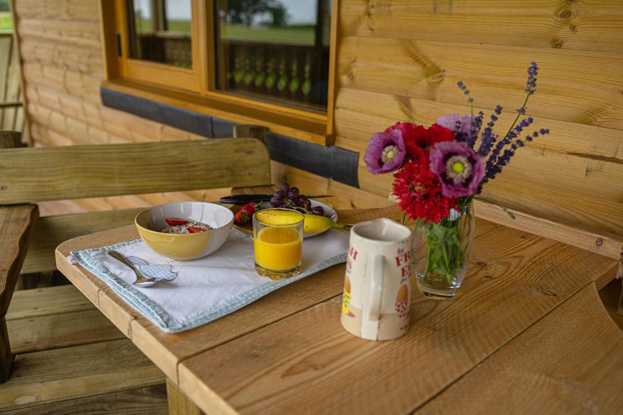 Luxury Log Cabin With A Hot Tub Stone  Luaran gambar