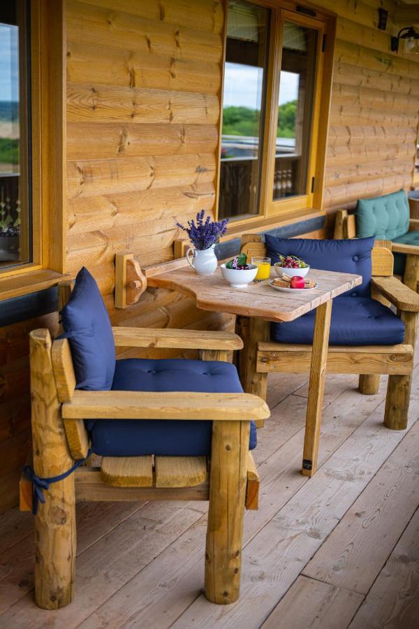 Luxury Log Cabin With A Hot Tub Stone  Luaran gambar